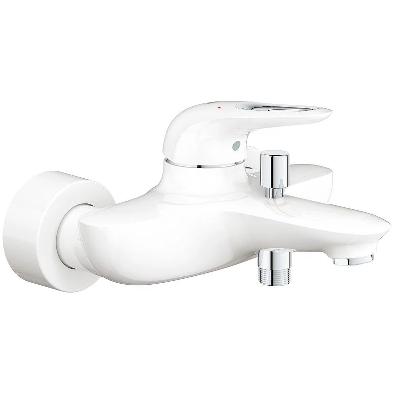 Смеситель для ванны с душем GROHE EUROSTYLE 33591LS3 (белый/хром, L-18,5) 33591LS3