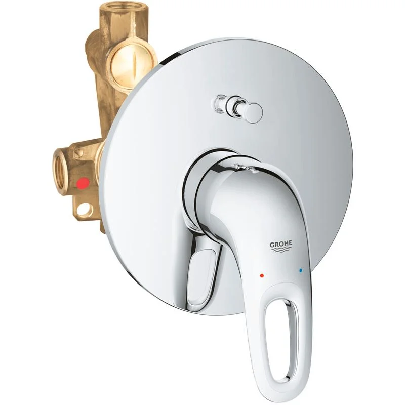 Смеситель для ванны встраиваемый GROHE EUROSTYLE 33637003 (хром) 33637003