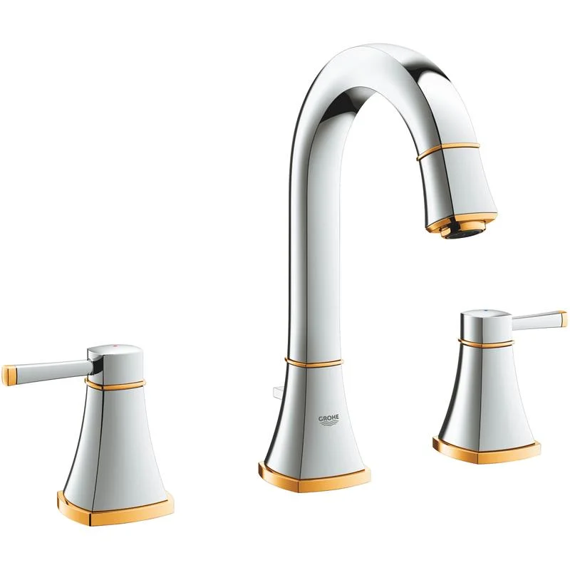 Смеситель для раковины GROHE GRANDERA 20389IG0 (золото, L-15,7 H-16,1) 20389IG0