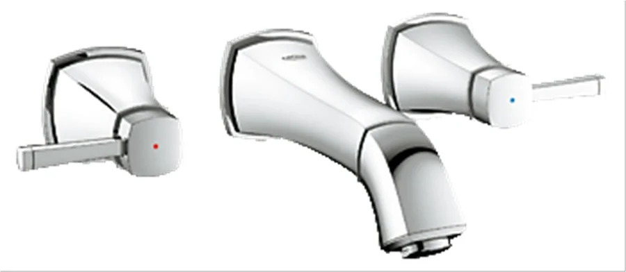 Смеситель для раковины GROHE GRANDERA 20414000 (хром, L-17,7) 20414000