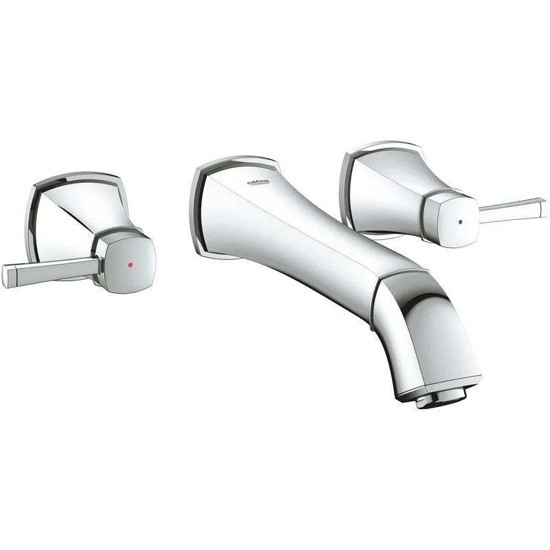 Смеситель для раковины GROHE GRANDERA 20415000 (хром, L-23,4) 20415000