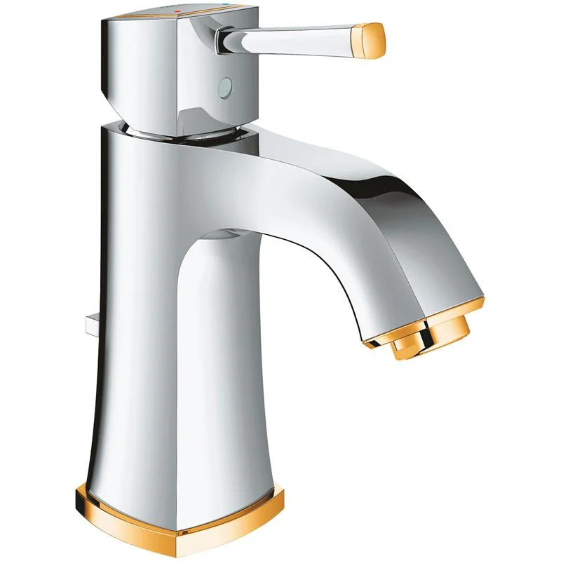 Смеситель для раковины GROHE GRANDERA 23303IG0 (хром/золото, L-11 H-8,2) 23303IG0
