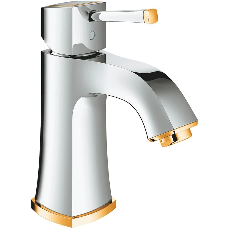 Смеситель для раковины GROHE GRANDERA 23310IG0 (хром/золото, L-11 H-8,2) 23310IG0