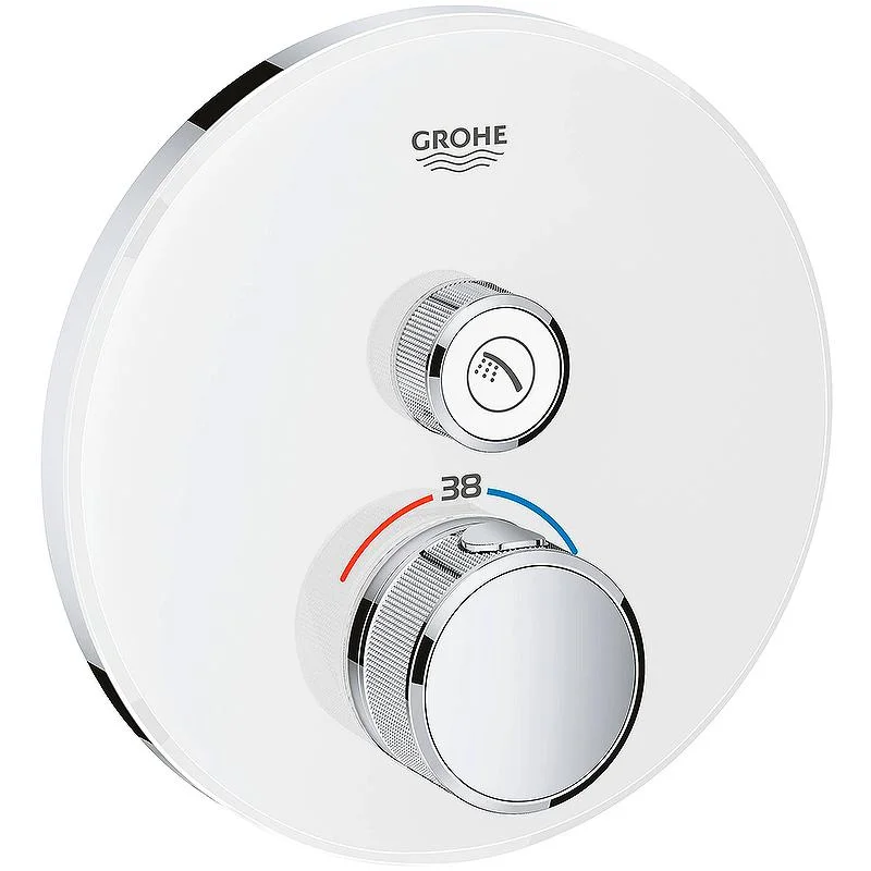 Термостат для душа GROHE GROHTHERM SMART CONTROL 29150LS0 (хром/белый) 29150LS0