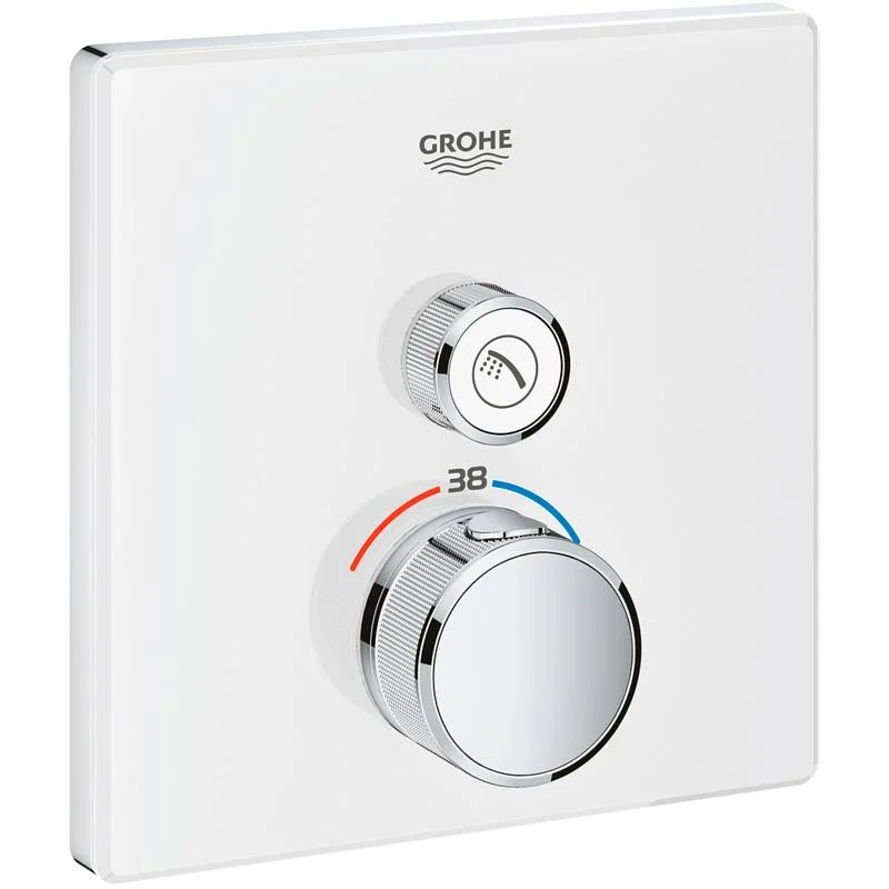 Термостат для душа GROHE GROHTHERM SMART CONTROL 29153LS0 (хром/белый) 29153LS0