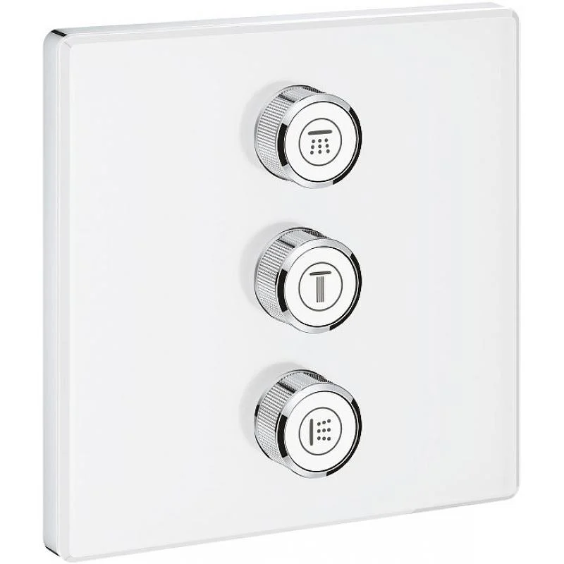 Панель накладная GROHE GROHTHERM SMART CONTROL 29158LS0 (хром/белый) 29158LS0