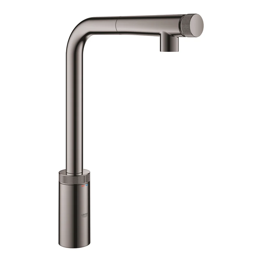 Смеситель для кухни GROHE MINTA 31613A00 (графит, L-19,9 H-31,4) 31613A00