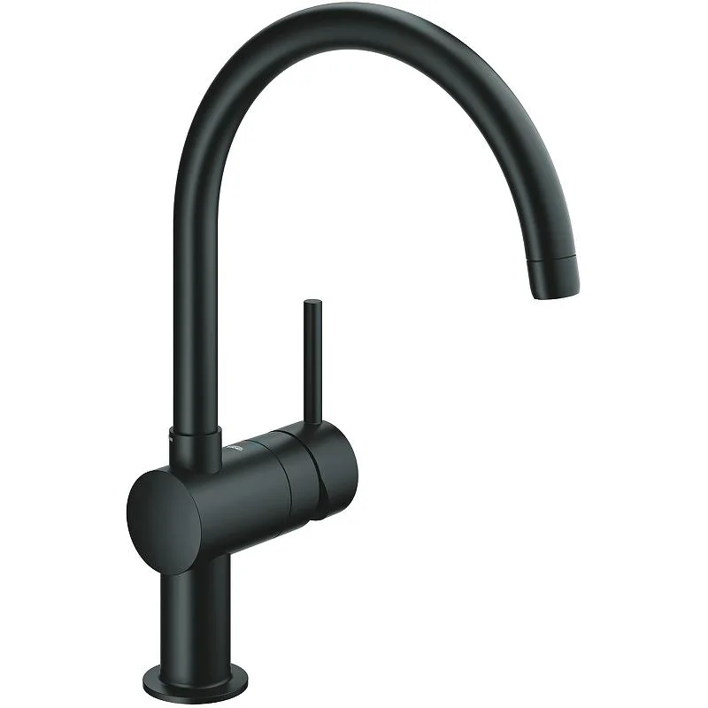 Смеситель для кухни GROHE MINTA 32917KS0 (черный, L-22,3 H-23,1) 32917KS0