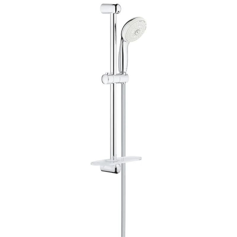 Душевой гарнитур со штангой GROHE NEW TEMPESTA 28593002 (хром, круглый) 28593002