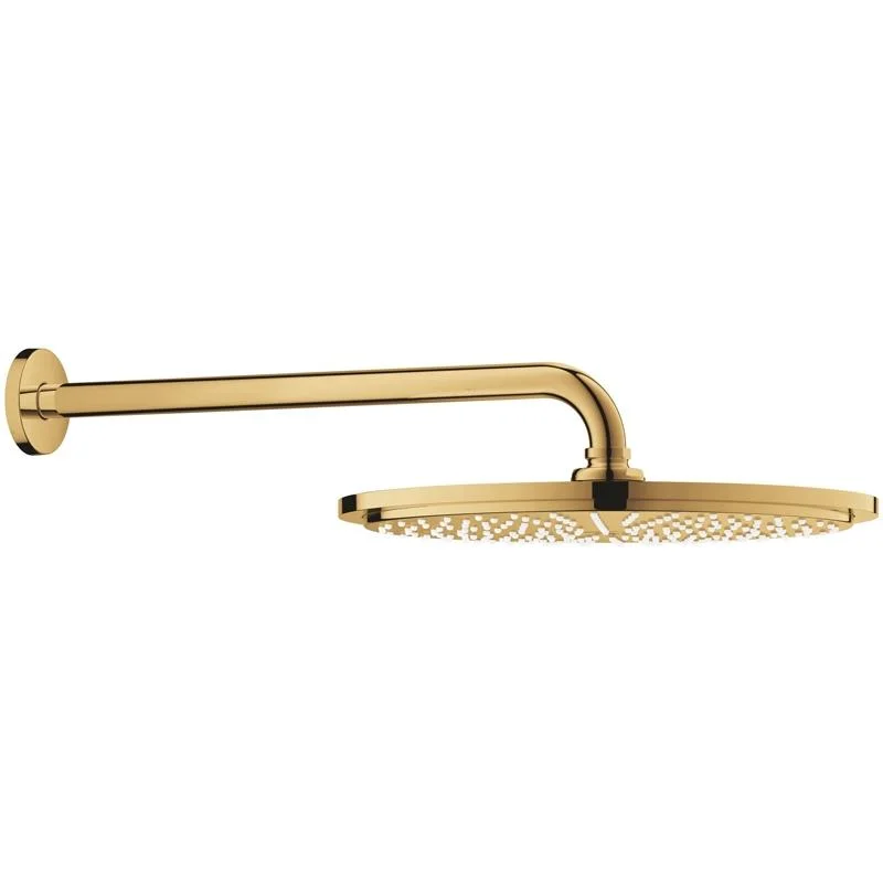 Верхний душ с кронштейном Ø31 GROHE RAINSHOWER COSMOPOLITAN 26066GL0 (золото, круглая) 26066GL0