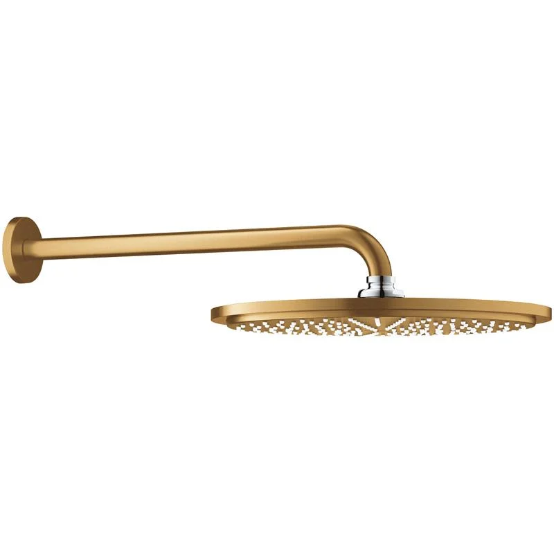 Верхний душ с кронштейном Ø31 GROHE RAINSHOWER COSMOPOLITAN 26066GN0 (золото матовый, круглая) 26066GN0