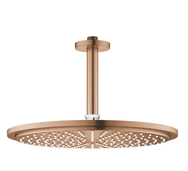 Верхний душ с кронштейном Ø31 GROHE RAINSHOWER COSMOPOLITAN 26067DL0 (бронза матовая, круглый) 26067DL0