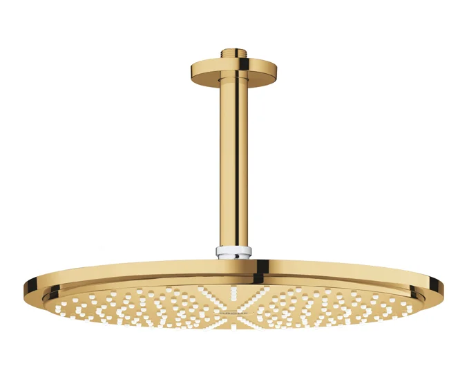 Верхний душ с кронштейном Ø31 GROHE RAINSHOWER COSMOPOLITAN 26067GL0 (золото, круглый) 26067GL0