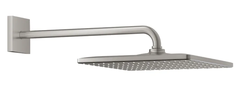 Верхний душ с кронштейном 31*31 GROHE RAINSHOWER MONO 26564DC0 (хром матовый, квадратная) 26564DC0