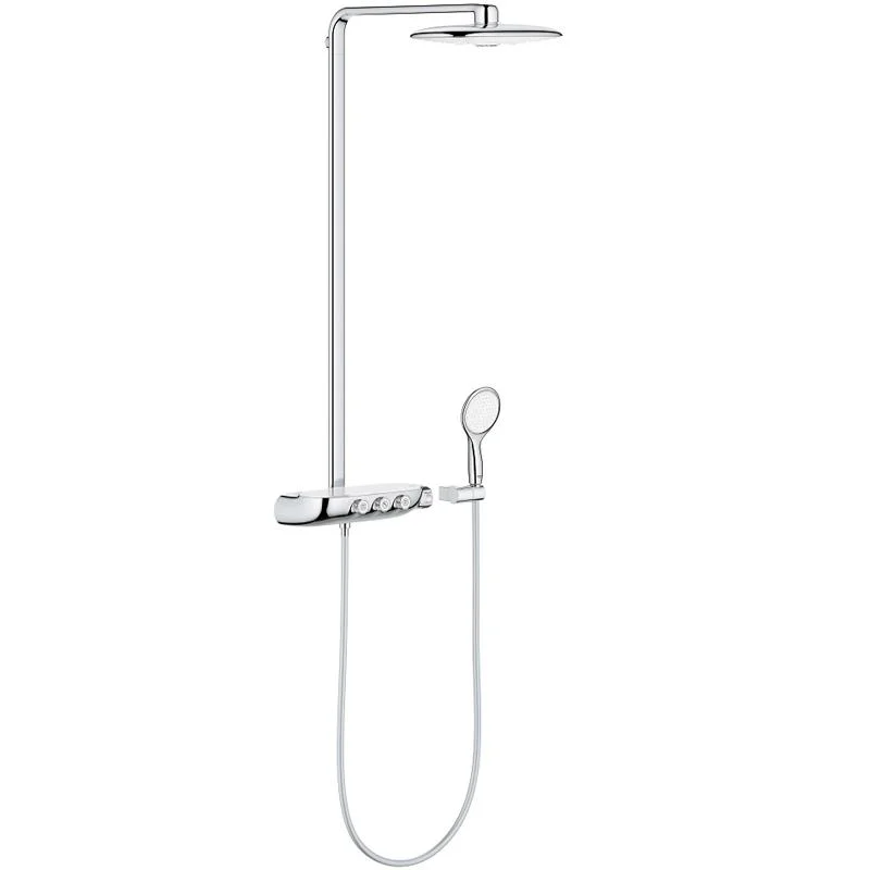 Душевая система GROHE RAINSHOWER SMARTACTIVE 26250LS0 (хром/белый, металл/пластик, 175-см) 26250LS0