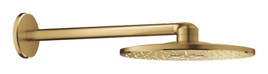 Верхний душ с кронштейном Ø31 GROHE RAINSHOWER SMARTACTIVE 26475GN0 (золото матовый, круглая) 26475GN0