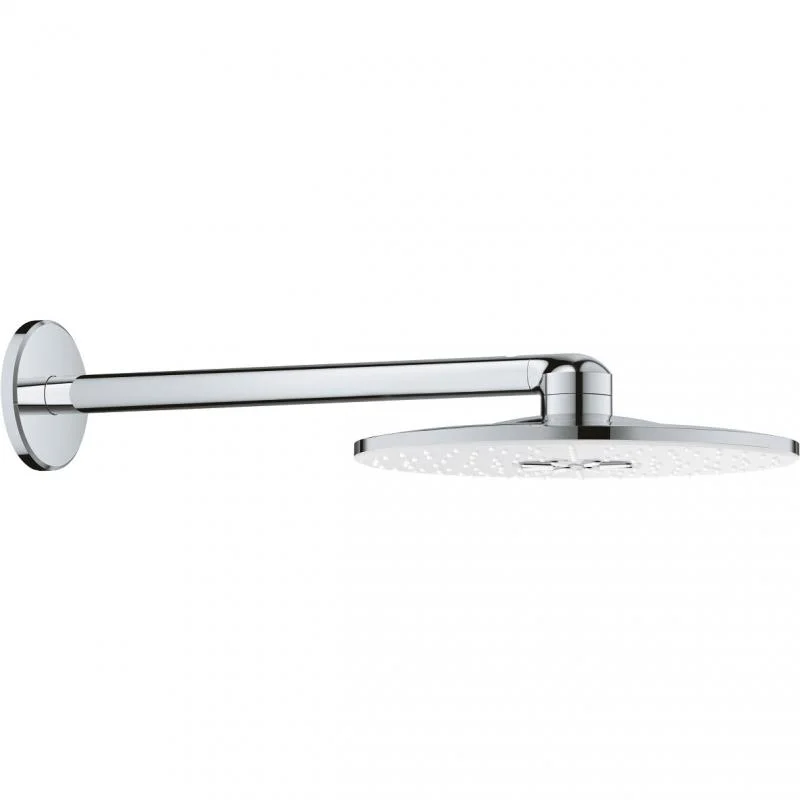Верхний душ GROHE RAINSHOWER SMARTACTIVE 26475LS0 (хром/белый, металл/пластик, круглая) 26475LS0