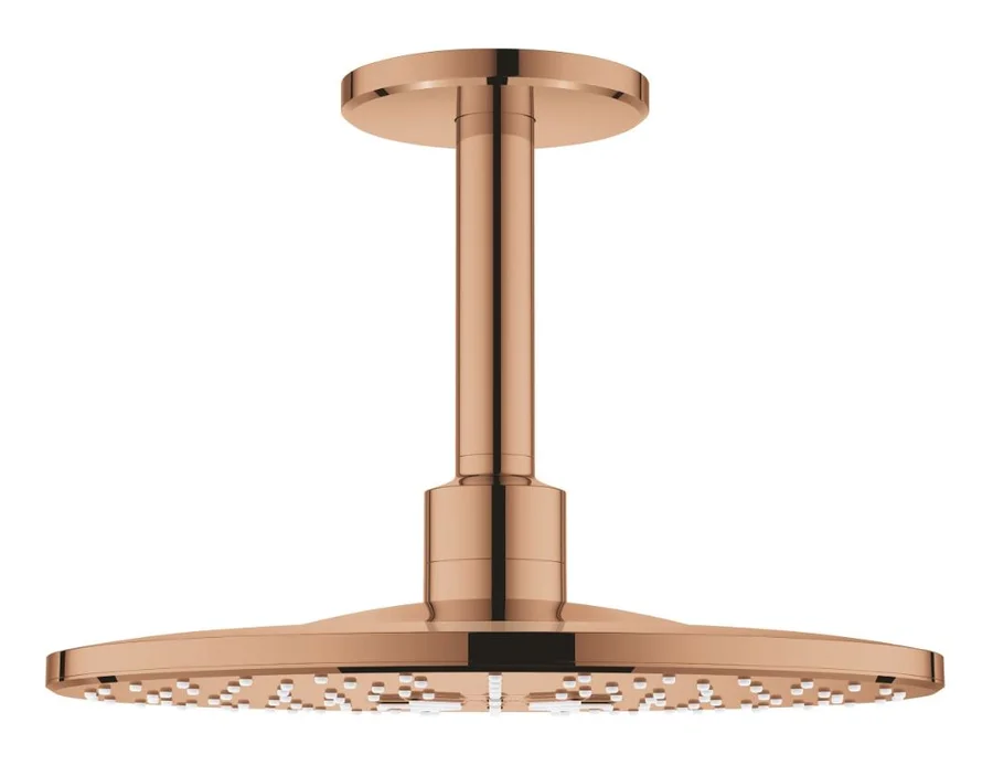 Верхний душ с кронштейном Ø31 GROHE RAINSHOWER SMARTACTIVE 26477DA0 (бронза, круглая) 26477DA0