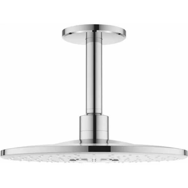 Верхний душ с кронштейном Ø31 GROHE RAINSHOWER SMARTACTIVE 26477LS0 (хром/белый, круглая) 26477LS0