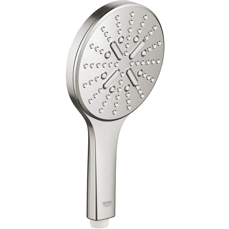 Ручной душ 3 режима GROHE RAINSHOWER SMARTACTIVE 26574DC0 (хром матовый, круглая) 26574DC0