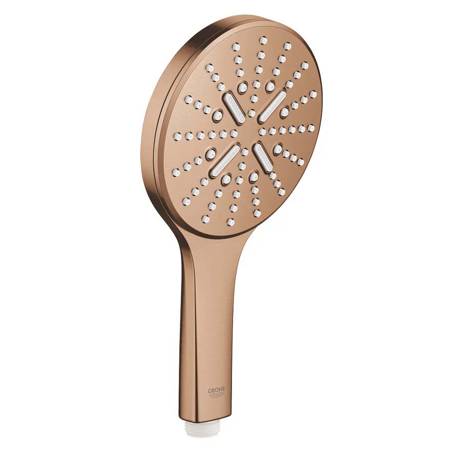 Ручной душ 3 режима GROHE RAINSHOWER SMARTACTIVE 26574DL0 (бронза матовая, круглая) 26574DL0