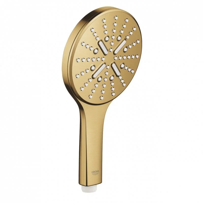 Ручной душ 3 режима GROHE RAINSHOWER SMARTACTIVE 26574GN0 (золото матовый, круглая) 26574GN0