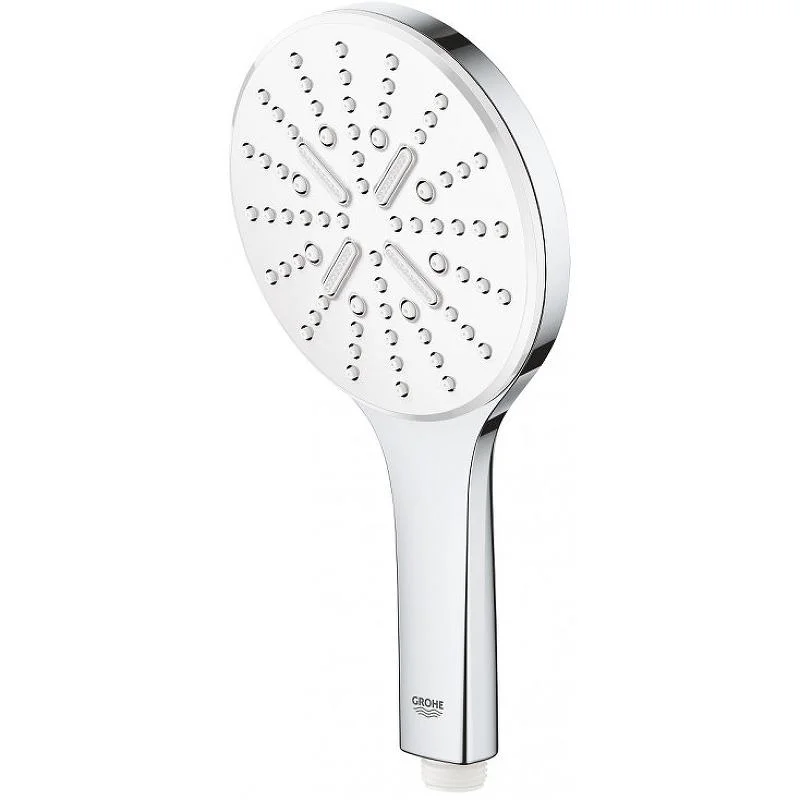 Ручной душ 3 режима GROHE RAINSHOWER SMARTACTIVE 26574LS0 (хром/белый, круглая) 26574LS0
