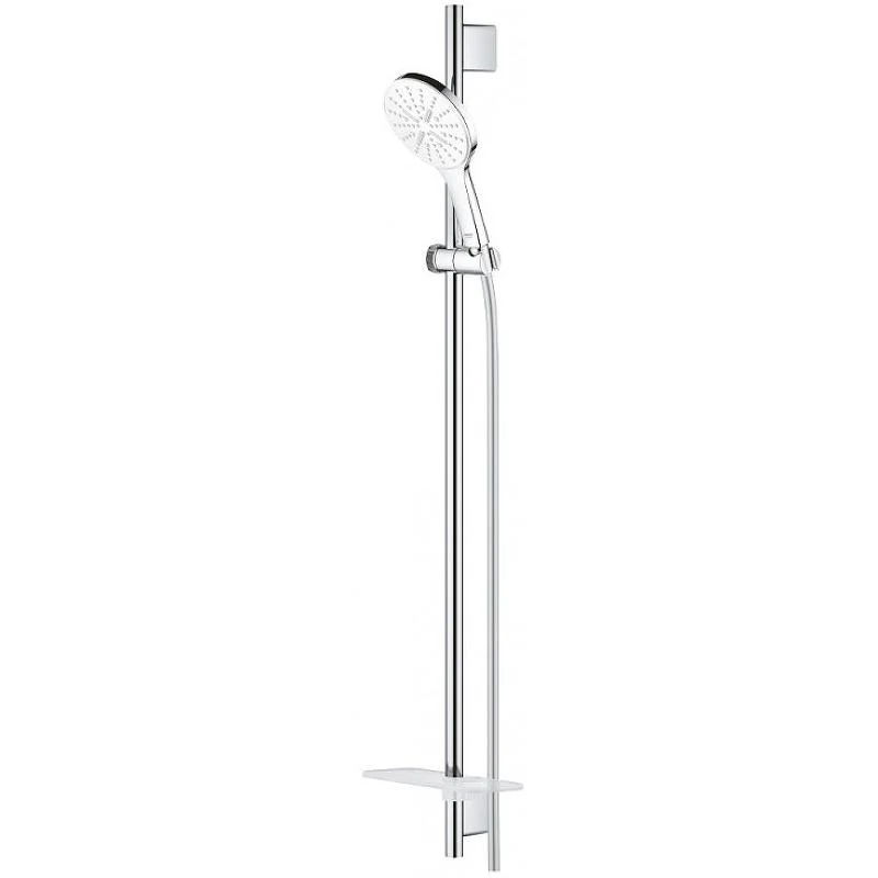 Душевой гарнитур GROHE RAINSHOWER SMARTACTIVE 26578LS0 (хром/белый, металл/пластик, 175-см, круглая) 26578LS0
