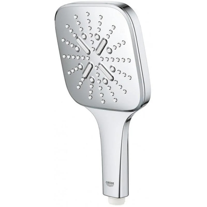Ручной душ 3 режима GROHE RAINSHOWER SMARTACTIVE 26582000 (хром, квадратная) 26582000