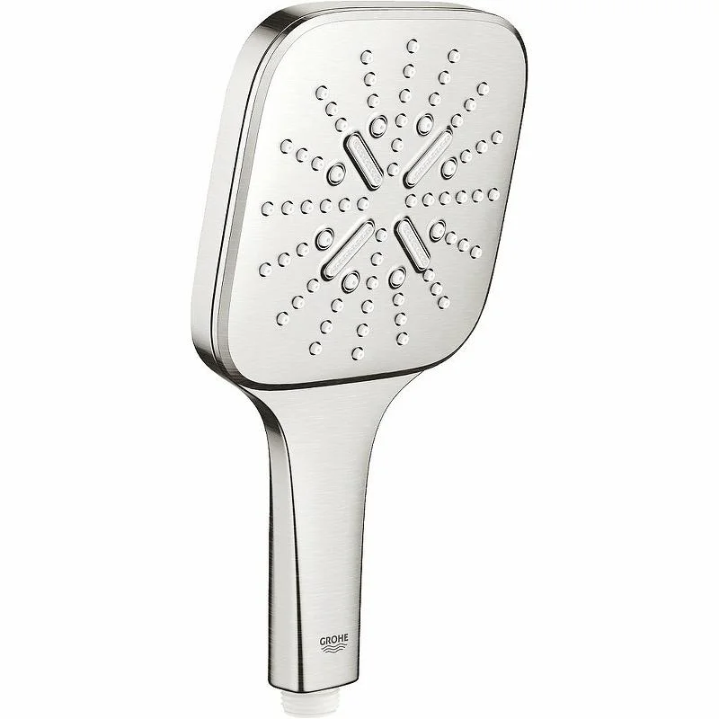 Ручной душ 3 режима GROHE RAINSHOWER SMARTACTIVE 26582DC0 (хром матовый, квадратная) 26582DC0