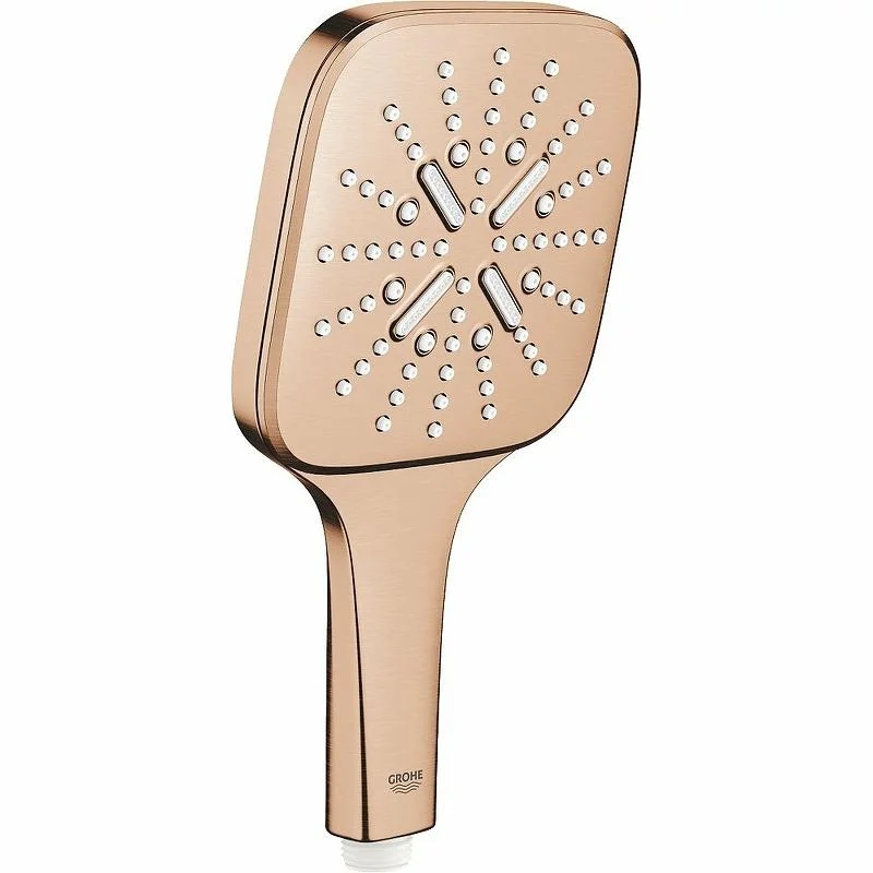 Ручной душ 3 режима GROHE RAINSHOWER SMARTACTIVE 26582DL0 (бронза матовая, квадратная) 26582DL0