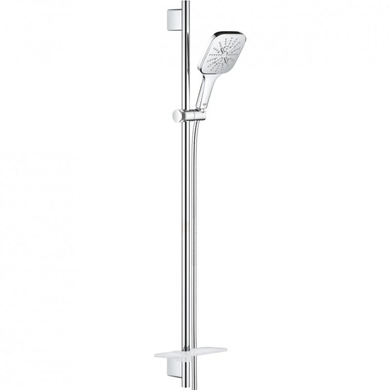 Душевой гарнитур со штангой GROHE RAINSHOWER SMARTACTIVE 26586000 (хром, квадратная) 26586000