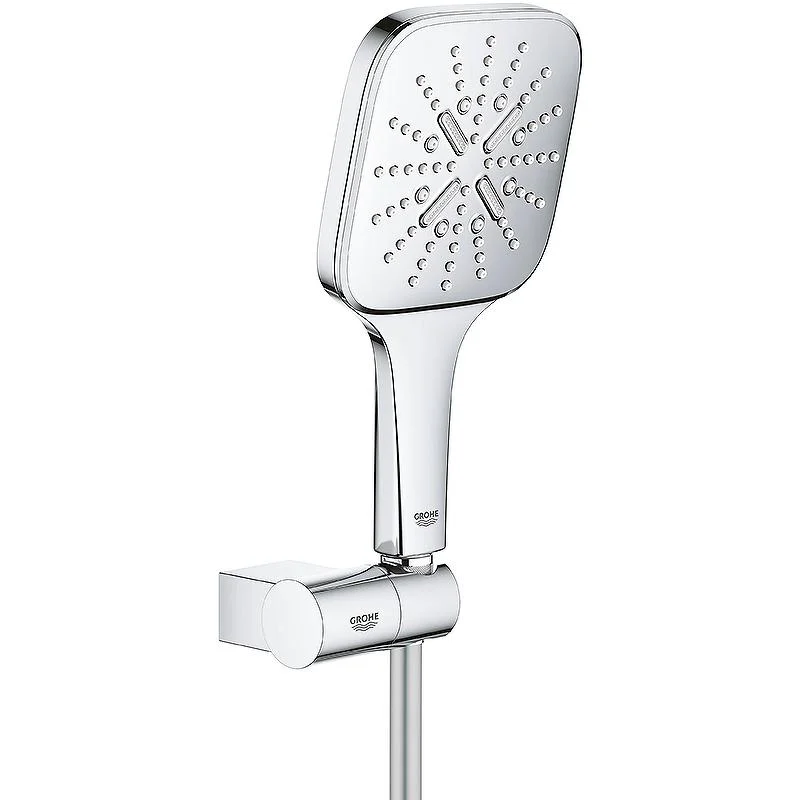 Душевой гарнитур с держателем GROHE RAINSHOWER SMARTACTIVE 26588000 (хром, квадратная) 26588000