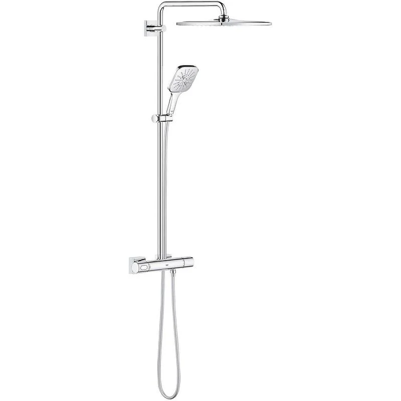 Душевая система GROHE RAINSHOWER SMARTACTIVE 26652000 (хром, металл/пластик, 175-см, квадратная) 26652000