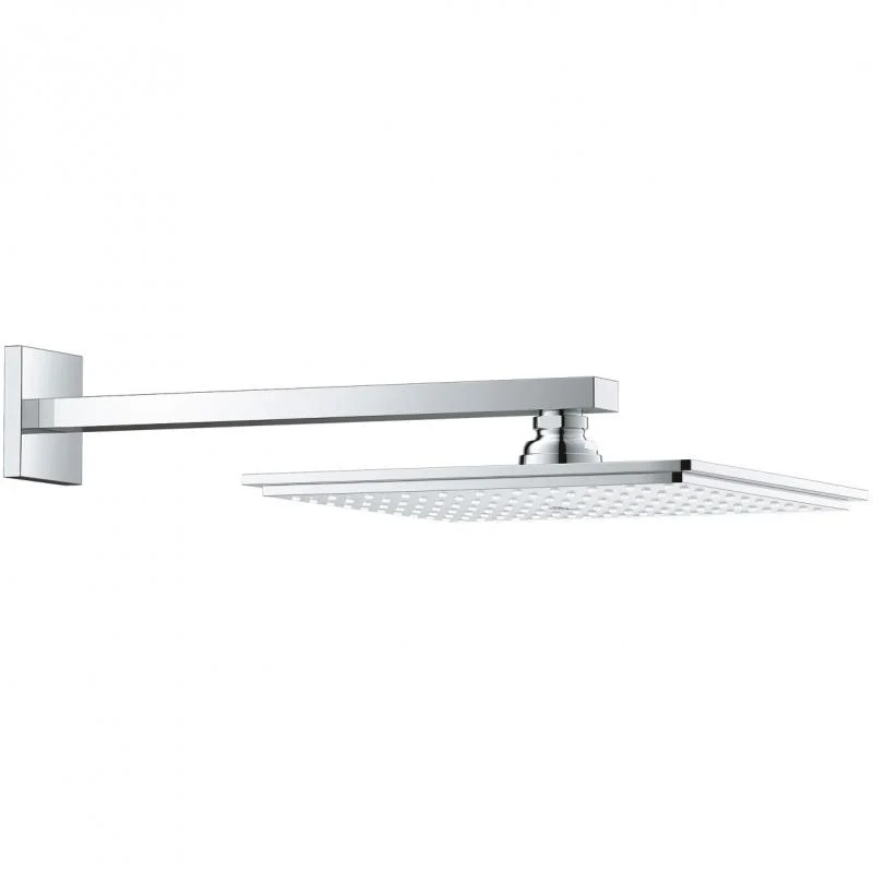 Верхний душ с кронштейном 23*23 GROHE RAINSHOWER 26054000 (хром, квадратная) 26054000