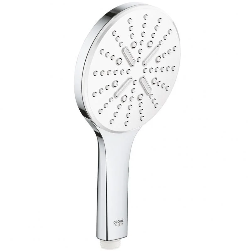 Ручной душ 3 режима GROHE RAINSHOWER 26544LS0 (хром/белый, круглый) 26544LS0
