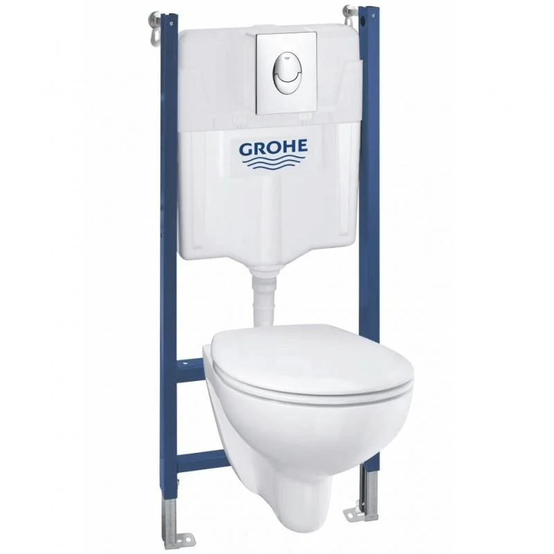 Комплект подвесной GROHE SOLIDO 39419000 (инсталл. + унит.подвесн.Rimless + сид.SoftClose + клавиша) 39419000