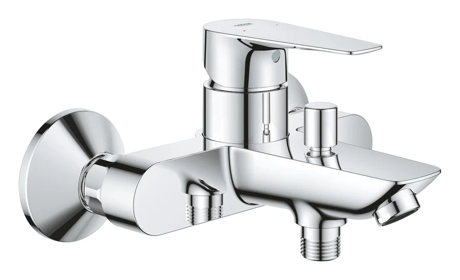 Смеситель для ванны с душем GROHE START EDGE 24198001 (хром, L-16,6) 24198001