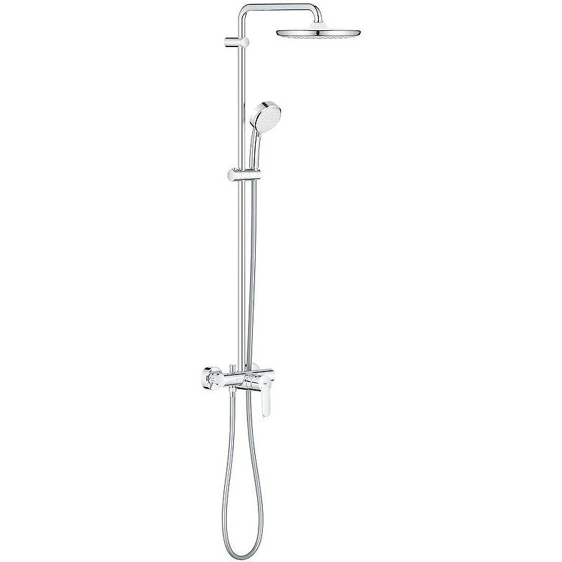 Душевая система со смесителем для душа GROHE TEMPESTA COSMOPOLITAN 26673000 (хром, круглая) 26673000