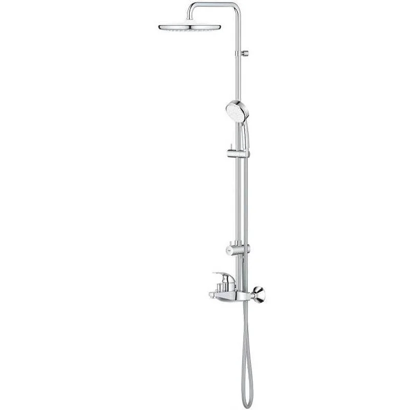 Душевая система со смесителем для ванны/душа GROHE TEMPESTA COSMOPOLITAN 26674000 (хром, круглая) 26674000