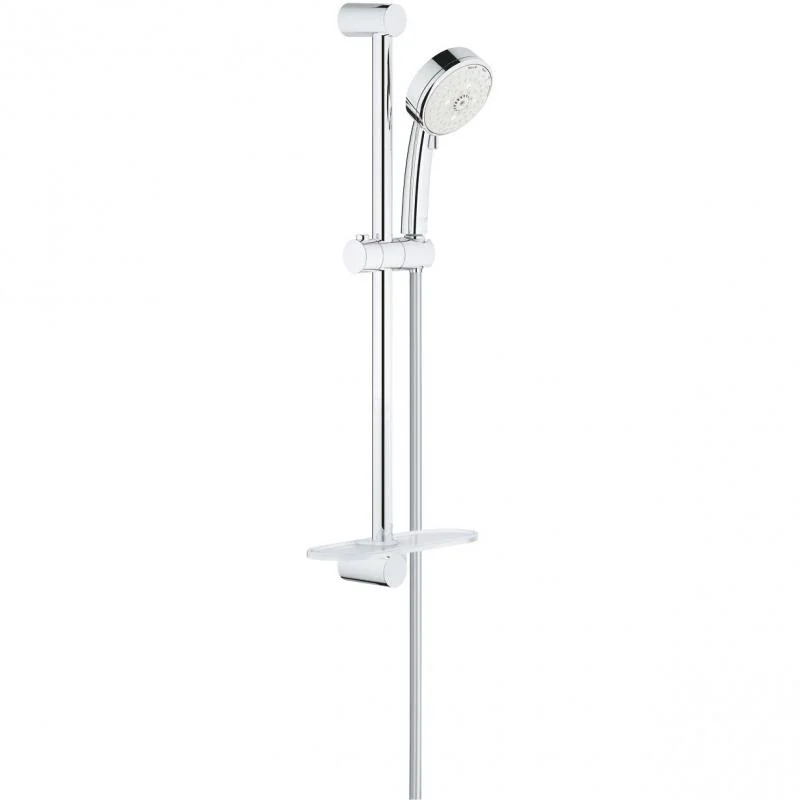 Душевой гарнитур со штангой GROHE TEMPESTA COSMOPOLITAN 27577002 (хром, круглый) 27577002