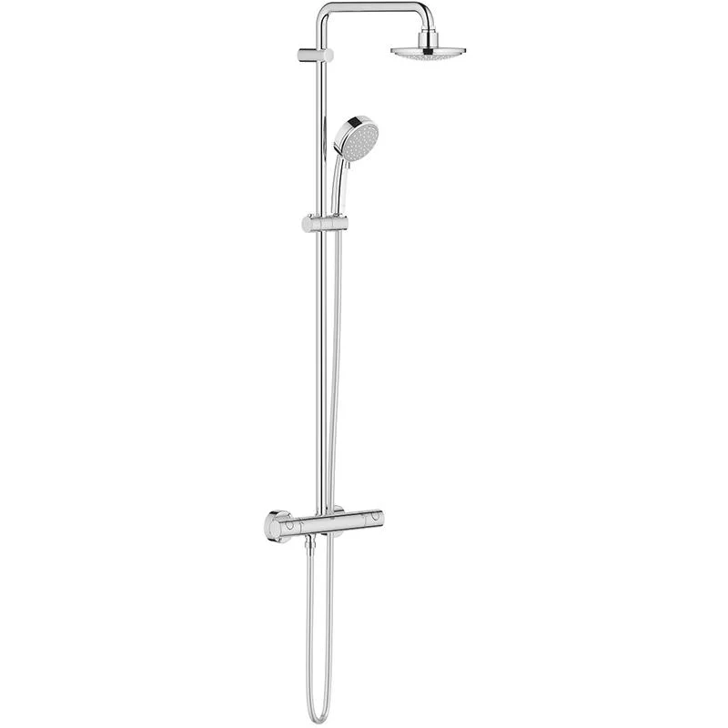 Душевая система с термостатом для душа GROHE TEMPESTA COSMOPOLITAN 27922000 (хром, круглая) 27922000