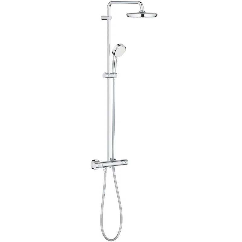Душевая система с термостатом для душа GROHE TEMPESTA COSMOPOLITAN 27922001 (хром, круглая) 27922001