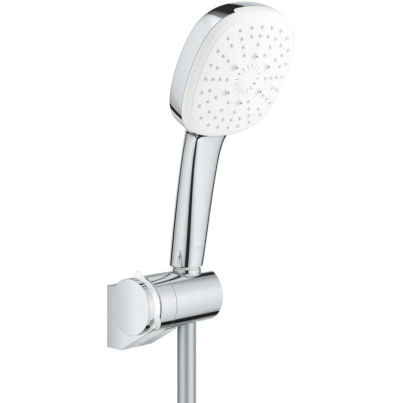 Душевой гарнитур с держателем GROHE TEMPESTA CUBE 27584003 (хром, круглый) 27584003