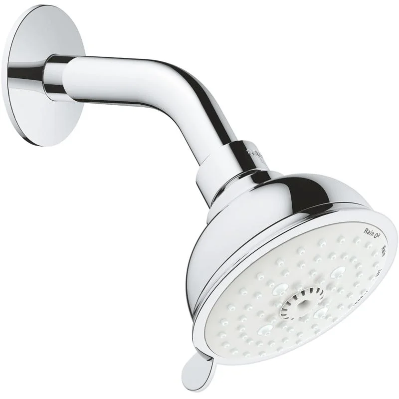 Верхний душ с кронштейном Ø10 GROHE TEMPESTA RUSTIC 26089001 (хром, круглая) 26089001