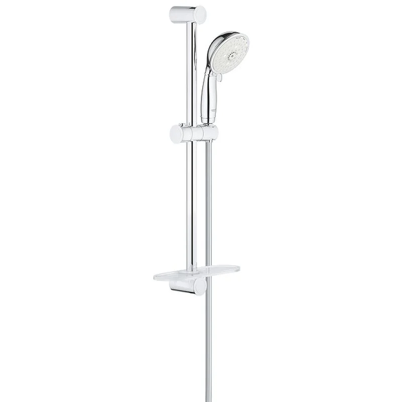 Душевой гарнитур GROHE TEMPESTA RUSTIC 27609001 (хром, металл/пластик, 175-см, круглая) 27609001