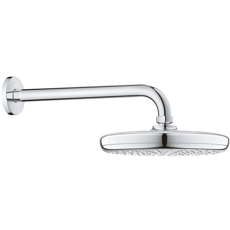 Верхний душ с кронштейном Ø21 GROHE TEMPESTA 26411000 (хром, круглая) 26411000