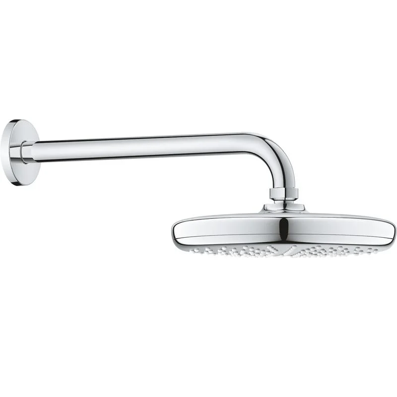 Верхний душ с кронштейном Ø21 GROHE TEMPESTA 26412000 (хром, круглый) 26412000