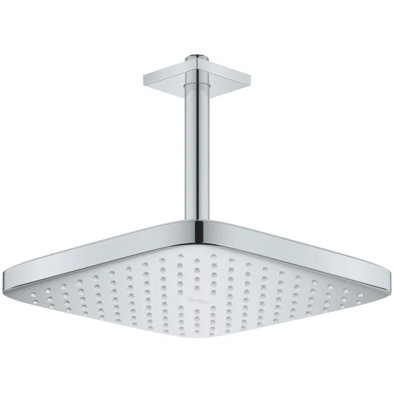 Верхний душ с кронштейном 25*25 GROHE TEMPESTA 26683000 (хром, квадратный) 26683000