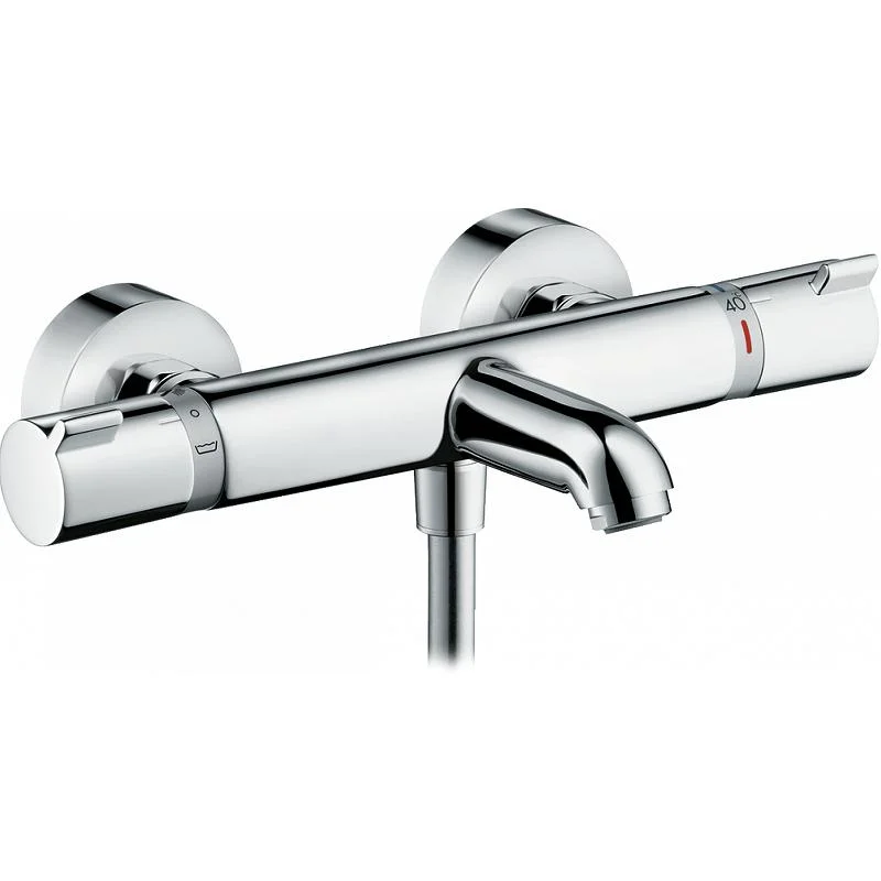 Смеситель для ванны с душем с термостатом HANSGROHE ECOSTAT 13114000 (хром, L-17,7). Фото 1 из 6